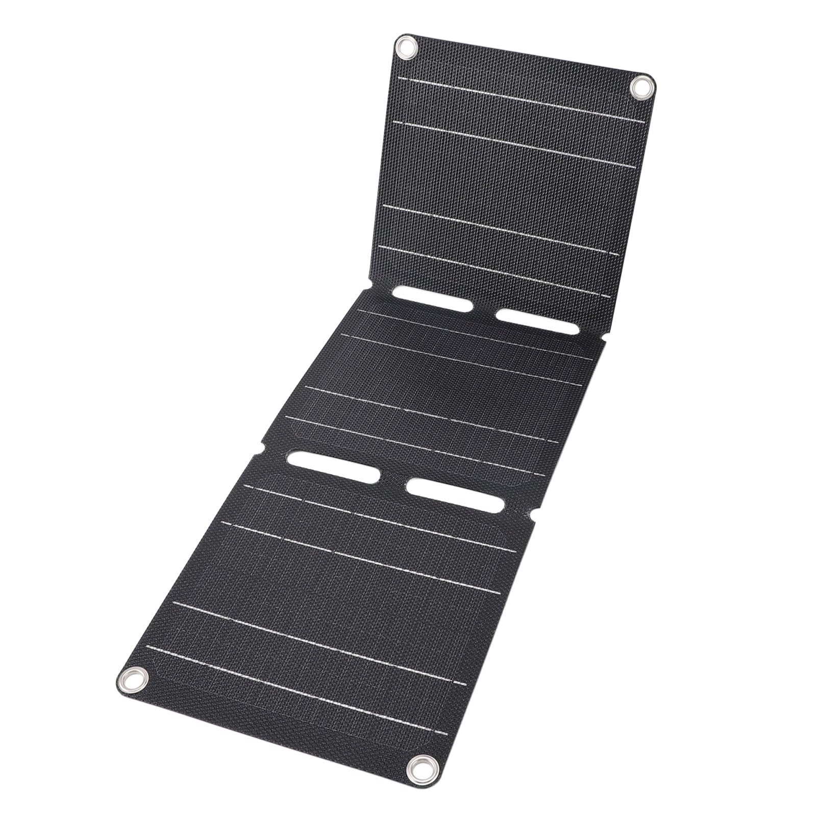 Panneau Solaire 30W, Chargeurs Solaires Portables Pliants IP68 à Haute efficacité avec Double Sortie USB pour Le Camping, la Randonnée, Les Voyages
