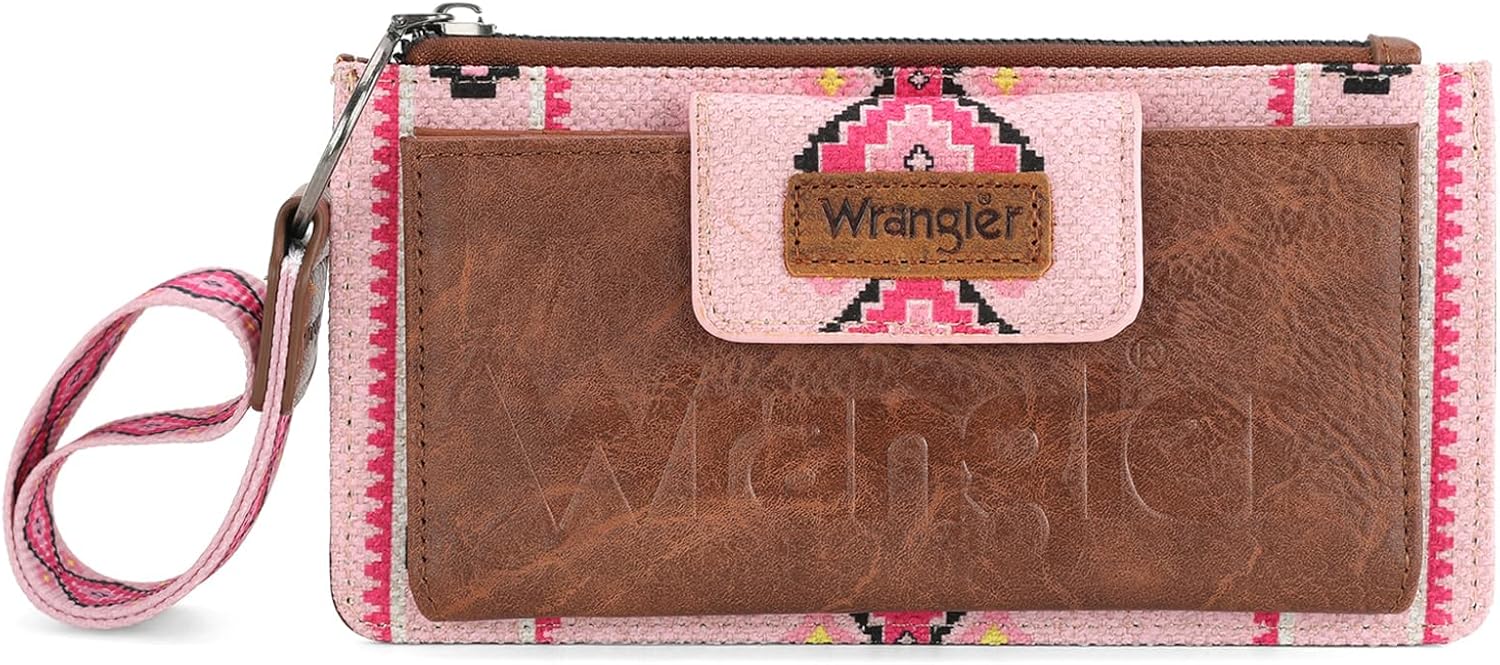 Wrangler Wristlet Wallets for Women Western Clutch Purse Rfid Wallet Womens - Image 4