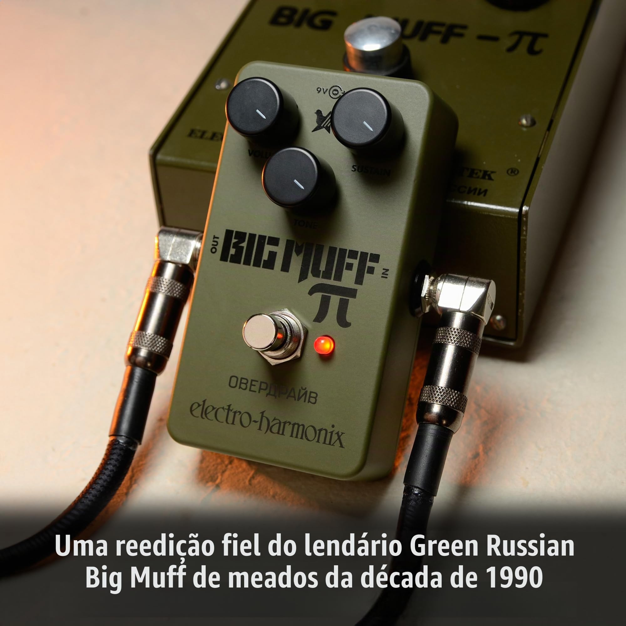 Pedal Electro-Harmonix Green Russian Big Muff PI Distortion