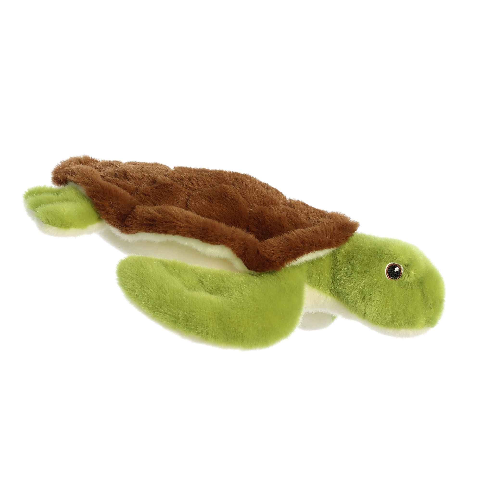 Aurora(r) Eco-Friendly Eco Nation(tm) Sea Turtle Stuffed Animal - Environmental Consciousness - Recycled Materials - Green 10.5 Inches - Image 7