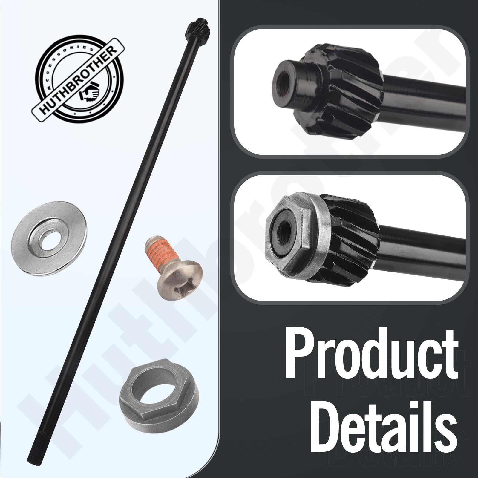 Amazon.com: 738-05078 5/8 Steering Rod Shaft & 941-04124 Hex