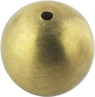 GSC International 42007 Brass Gsc Brass Ball, 25 mm with 3 mm Hole, 2.5 oz. Weight