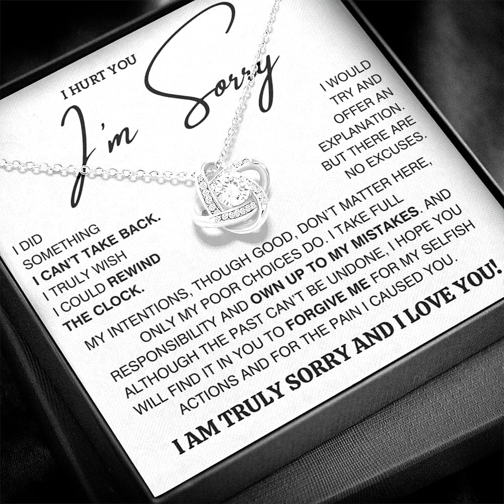 Im Sorry Gifts For Her, Apology Gifts For Her, To My Soulmate Necklace For Women, Girlfriend Personalized Present Ideas For Wife, Romantic Jewelry for Christmas Anniversary Valentine - Image 2