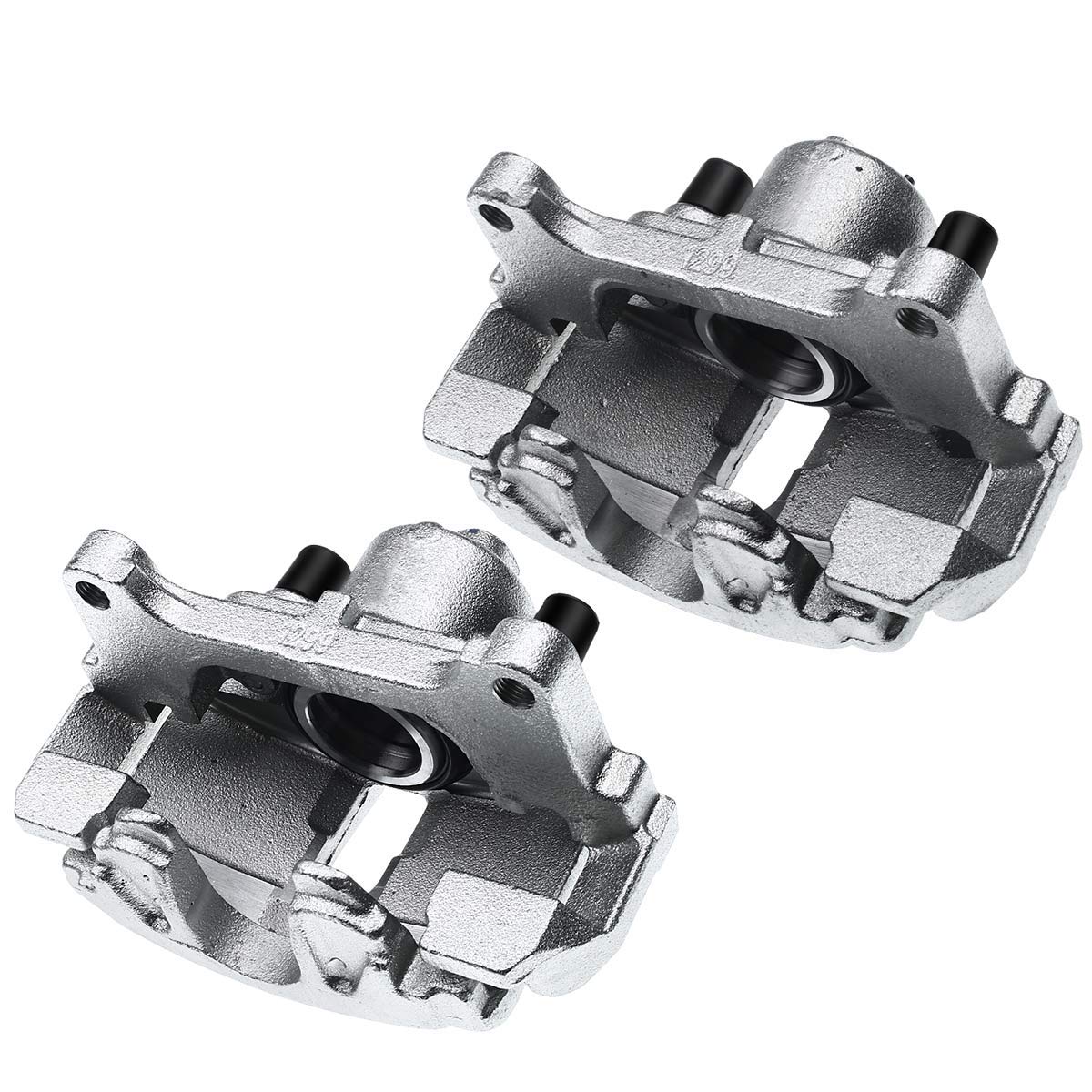 Frankberg2x Brake Caliper Disc Brake Front Left Right with Bracket (Hole spacing of the bracket 146mm) Compatible with Golf Plus Golf Pass.a.t Jett.a Octav.i.a II A3 A1 Replace# 1K0615124B