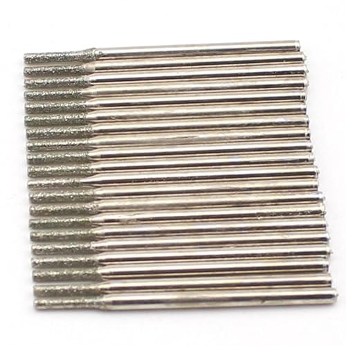 JINGLING Sierra de agujero de diamante de 0.059in con cabeza cilíndrica, brocas sólidas, herramientas lapidarias para piedra