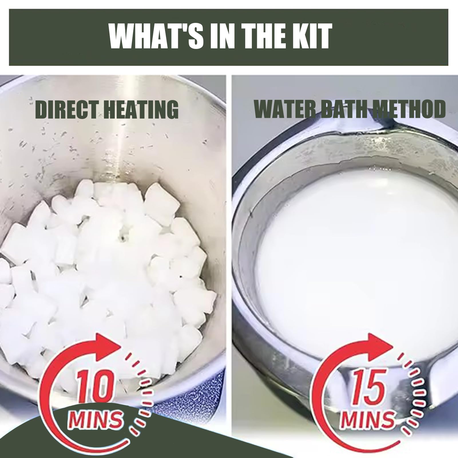 Kit para Hacer jabón para Adultos - Materiales para Hacer jabón Incluye Olla de Acero Inoxidable de 900 ml para fundir jabón y Placa calefactora eléctrica - Elabora tu Propio jabón Natural