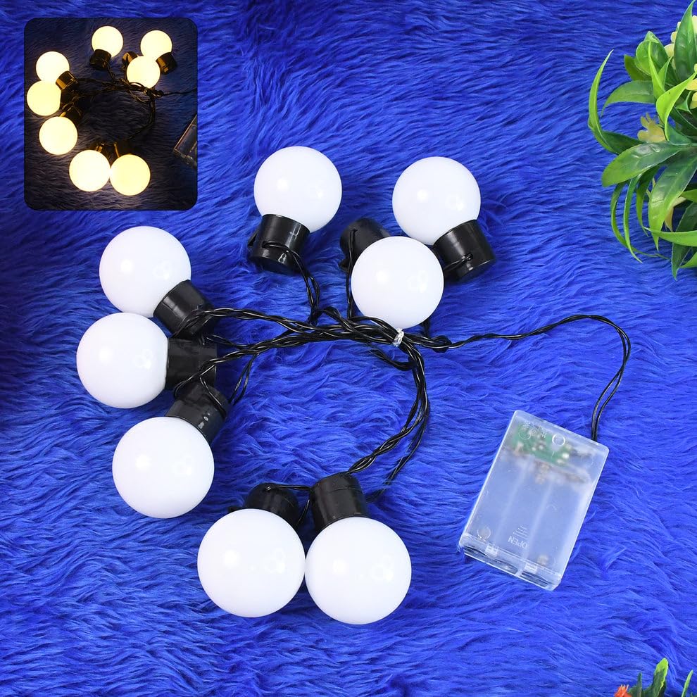 Madhabi Battery Operated 8 LED Globe String Lights – Decorative Fairy Lights for Bedroom, Party, Festival, Home, Garden and Outdoor Decoration (Batteries Not Included) Deal