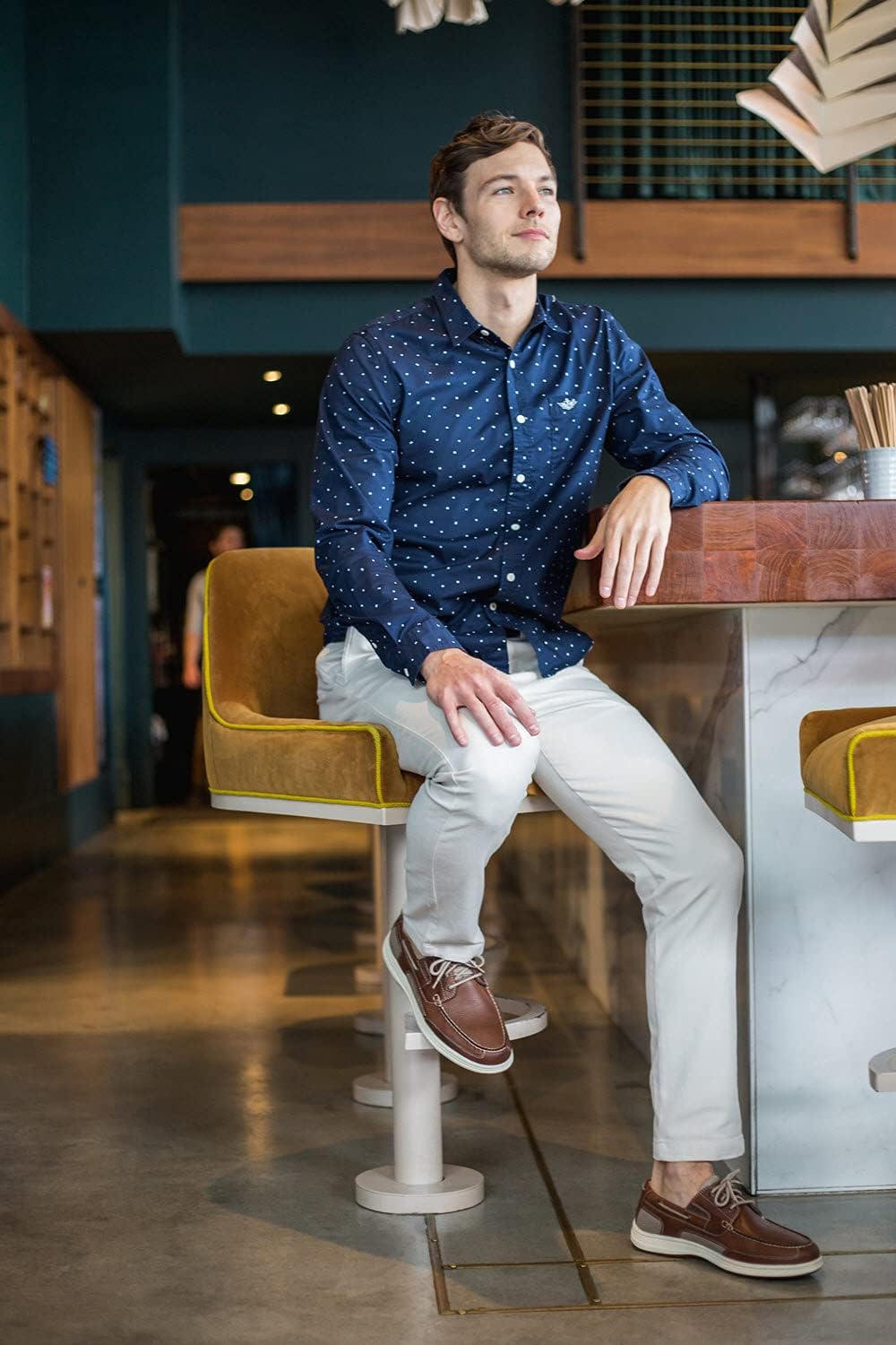 Dockers mens Beacon 9 Tan/Taupe