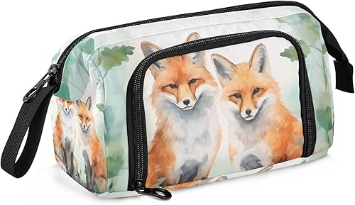 Miniatura 27 de Summer Beach Seashell Starfish - Estuches grandes para lápices con cremallera, estuche para lápices, caja de bolígrafos grandes para adultos, niñas,