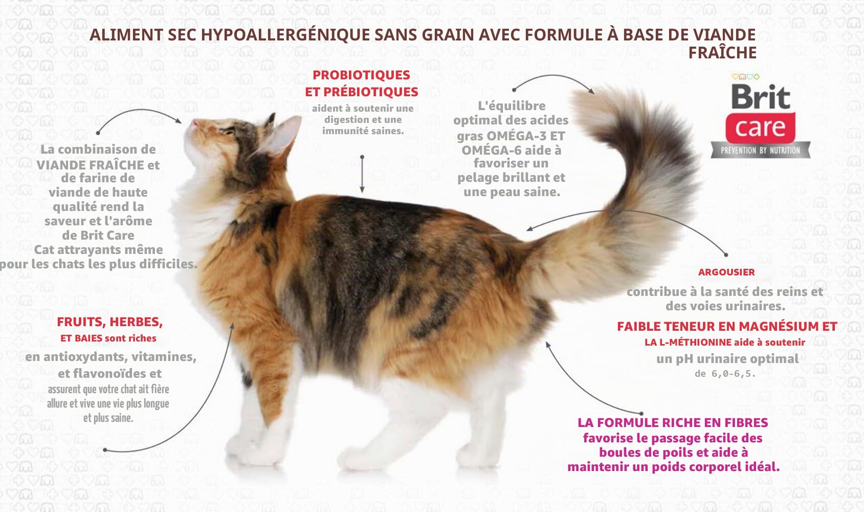 BRIT Care Grain Free Adulte Antistress Intérieur Poulet 7 kg