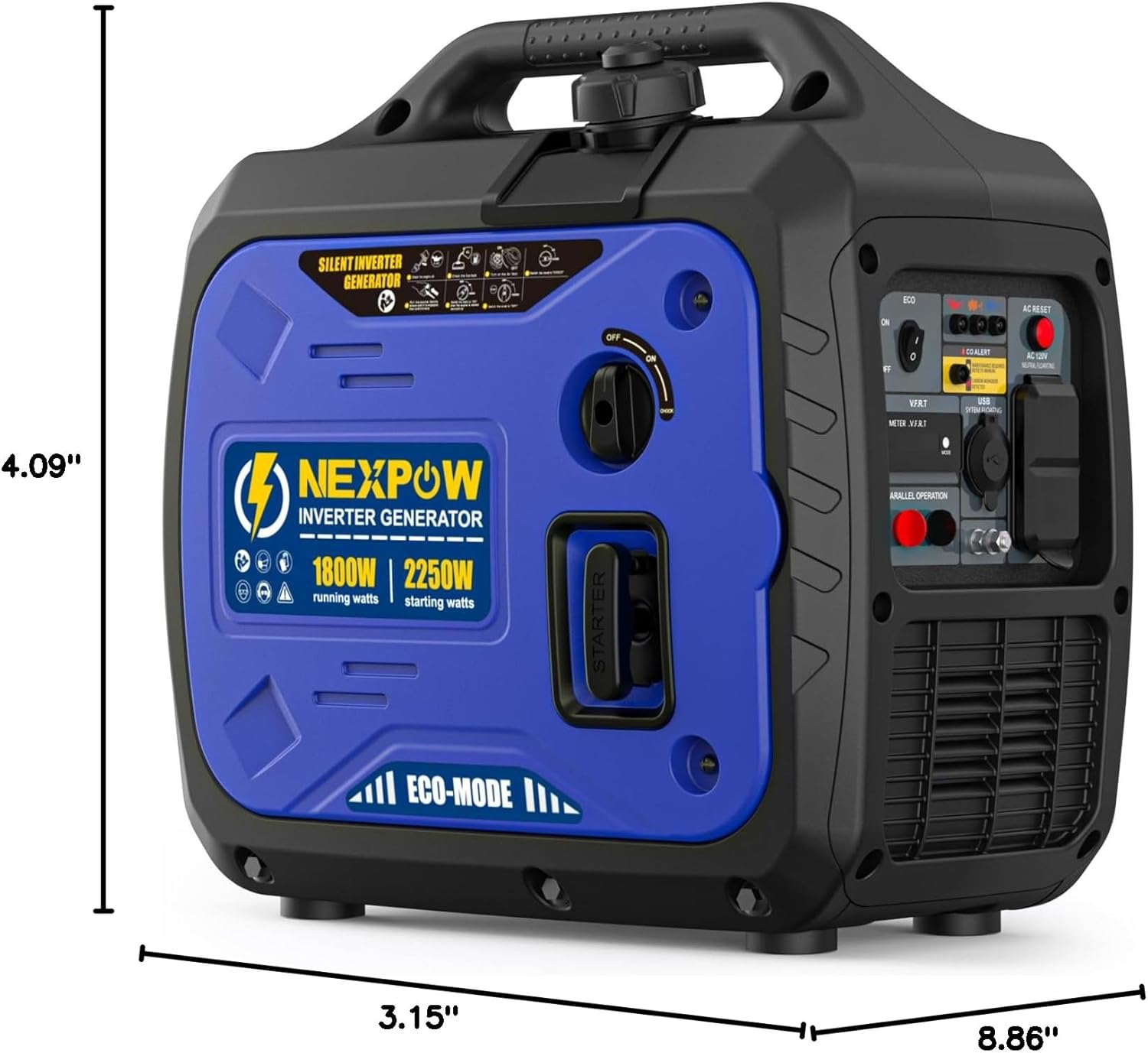 NEXPOW ポータブルインバーター発電機 ユーザーマニュアル