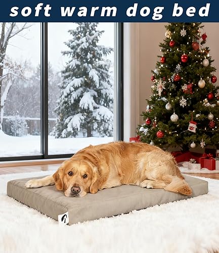 Miniatura 8 de Cama XXL para perros impermeable, cama ortopédica para mascotas con funda extraíble, tamaño grande