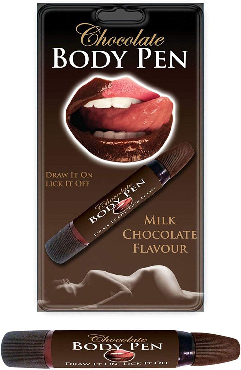 Spencer & Fleetwood Chocolate Body Pen Lovers Gift - Draw It, Lick It! Edible Body Paint Love Couples Present