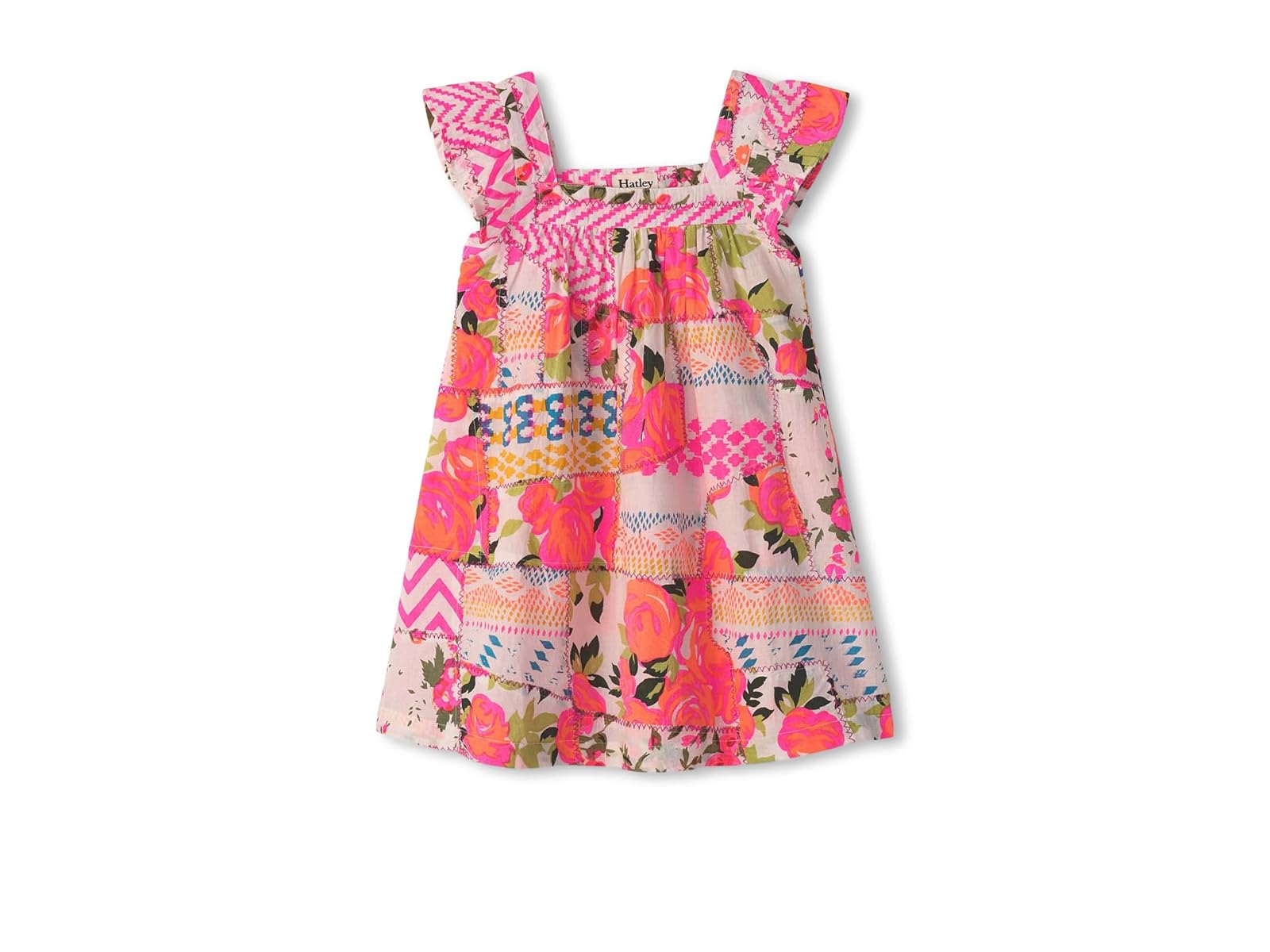 Children Unisex Hatley Kids Flutter Puff Dress (Toddler/Little Kid/Big Kid) - Picture 2 of 5
