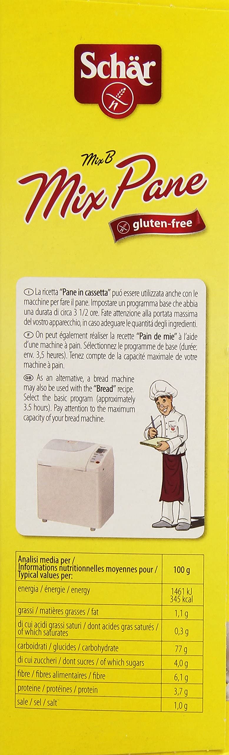 Dr. Schar harina de pan sin gluten, 1,02 kg, 1 unidad (1 unidad)