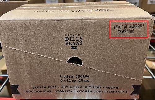 Miniatura 4 de Tillen Farms Frijoles Dilly en escabeche picantes y picantes, 12 onzas (paquete de 6)