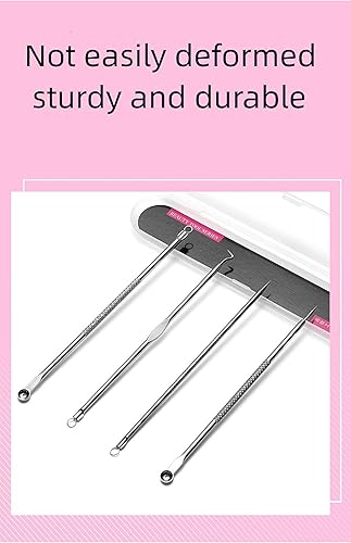 Miniatura 6 de Pinzas faciales profesionales para puntos negros, kit extractor de acné, herramienta para reventar espinillas, clip para espinillas, clip para acné,