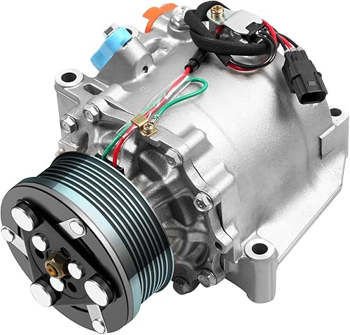 ECCPP Compresor de CA con embrague 2006-2011 apto para Honda Civic 1.8L compresor de aire acondicionado enfriamiento rápido TRSE07