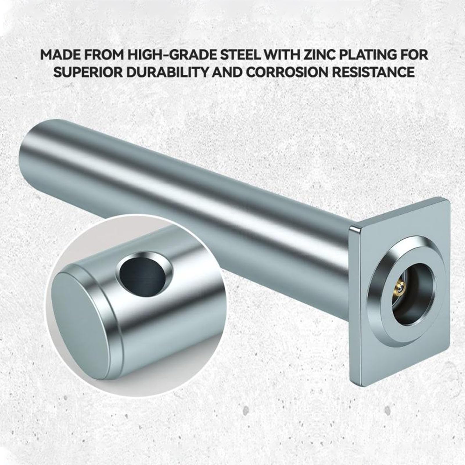 Zunate Perni per Benna da Escavatore da 30 Mm X 170 Mm 2 Pezzi |Perni di Ricambio per Miniescavatore Doosan DX17 in Acciaio Ad Alta Resistenza