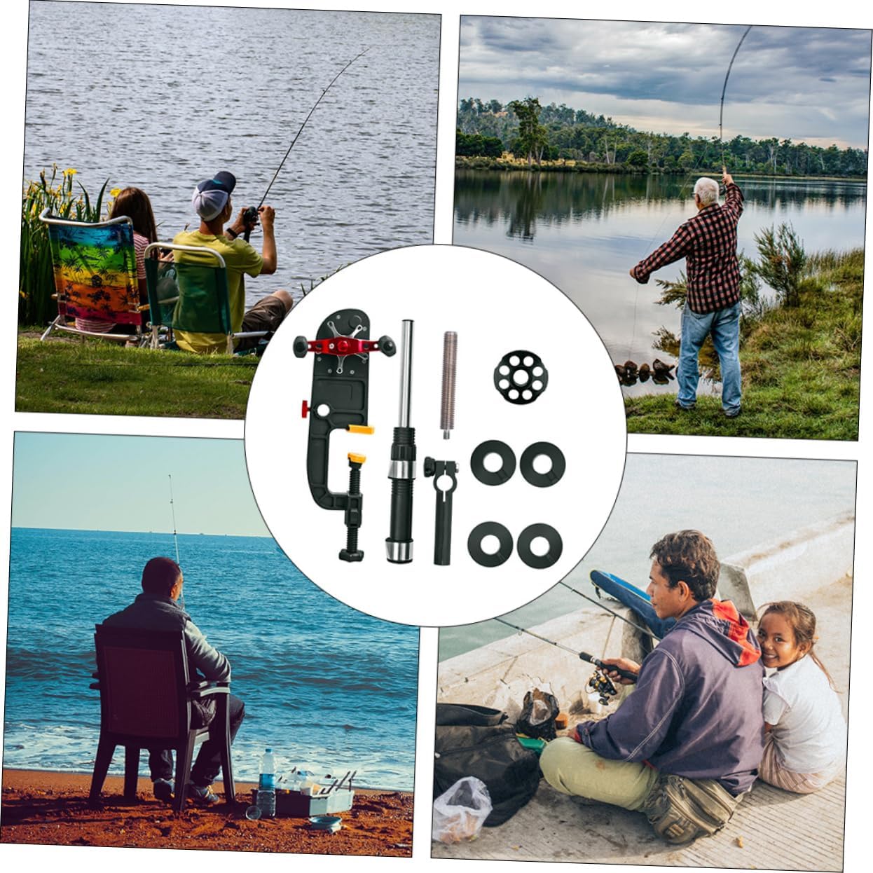 Fishing Line Spooler Winder Machine Adjustable Reel Spooling System Detachable Base for Fishing Enthusiasts and Setup