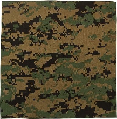 Woodland Digital Camo Bandana 