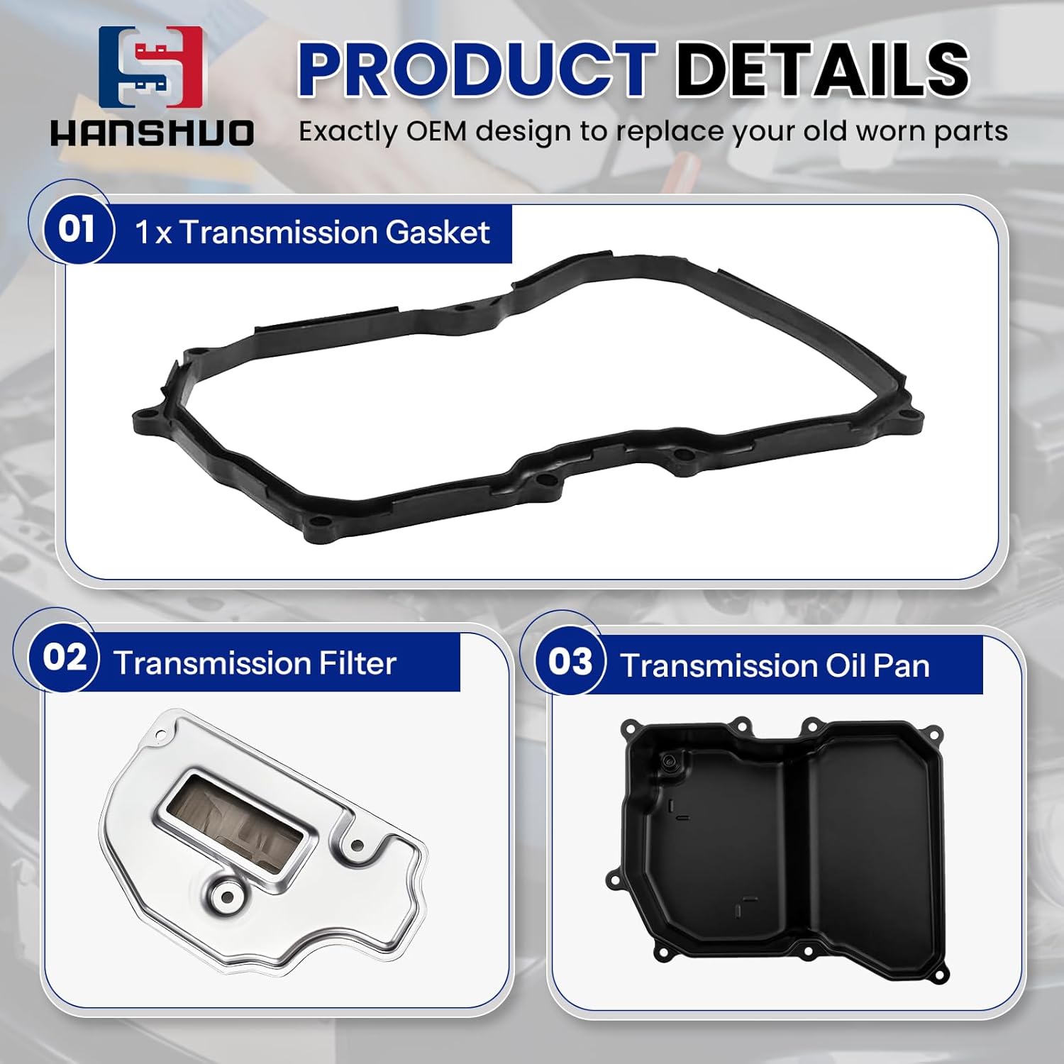 Automatic Transmission Filter Oil Pan Gasket Kit for Volkswagen Beetle CC Passat 2006-2014 Replace 09G325429A 09G321370