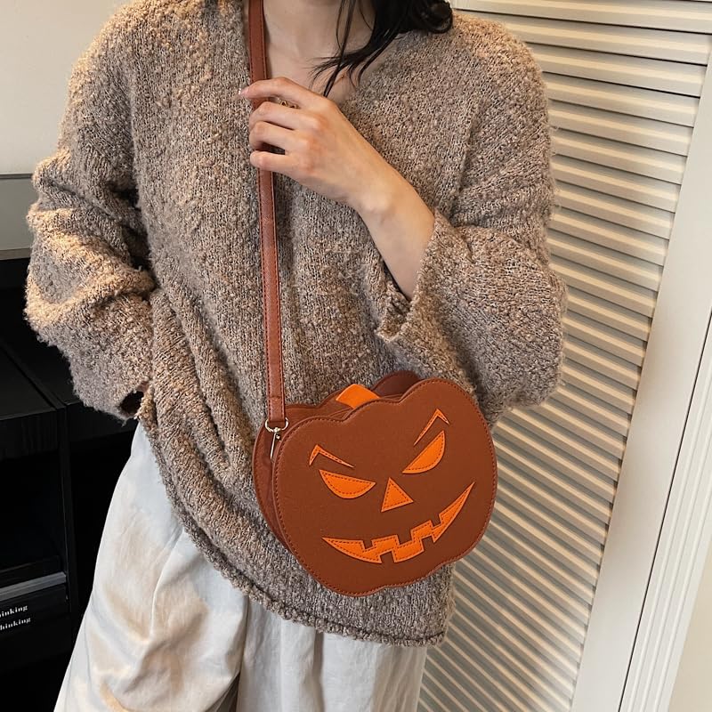 PU Leather Halloween Shoulder Bag Multi-Purpose Creative Crossbody Bag Large Capacity Fashion Shoulder Bag Travel Shopping Sh4