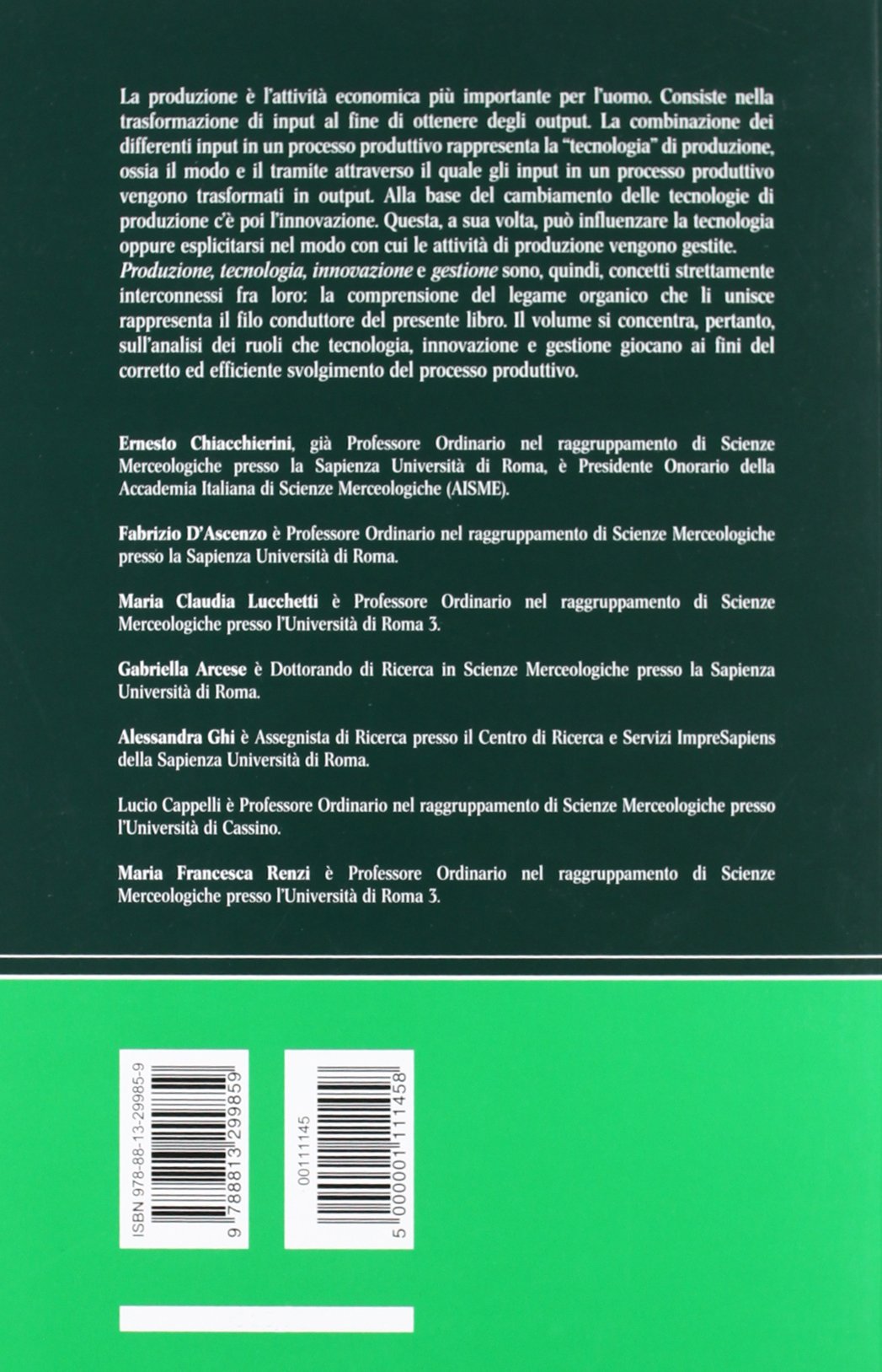 Tecnologia e produzione