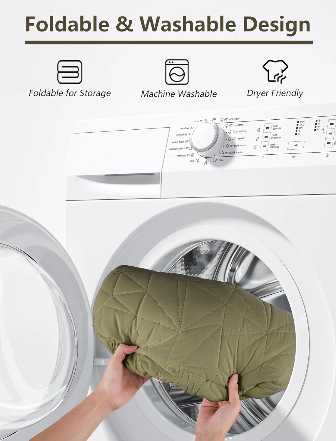 Baby Car Seat Cover Winter: Sprouterie Car Seat Cover Baby - Infant Carseat Canopy Waterproof for Cold Weather Zipper Flap Windproof Universal Fitted Warm and Cozy for Boy Girl Newborn Khaki - Image 6