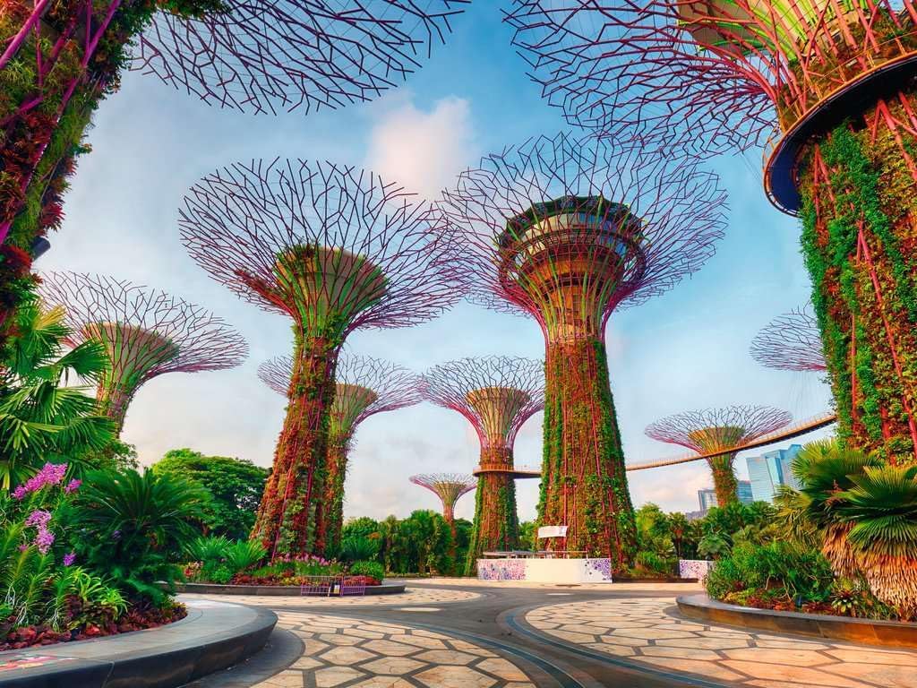 Erwachsenenpuzzle 1500 Teile - Garten an der Bucht in Singapur