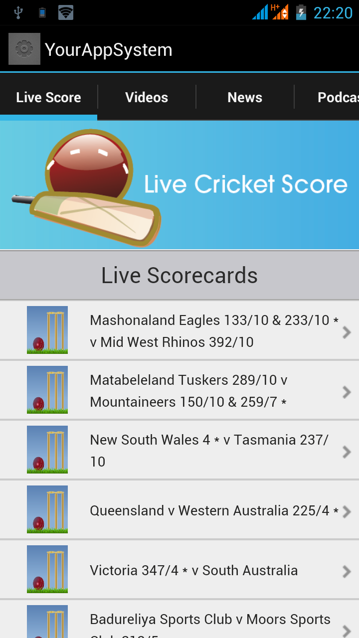 Bazinga Live Cricket Scores - App on Amazon Appstore