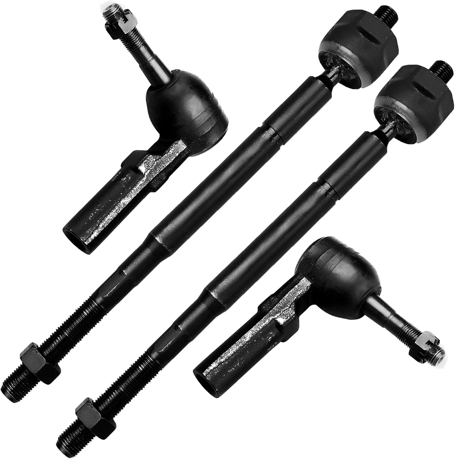 cciyu Outer Front Inner Tie Rod End fit for 2005-2015 for Toyota For Tacoma 2WD - NOT FOR PRE-RUNNER 4pcs Suspension Kit