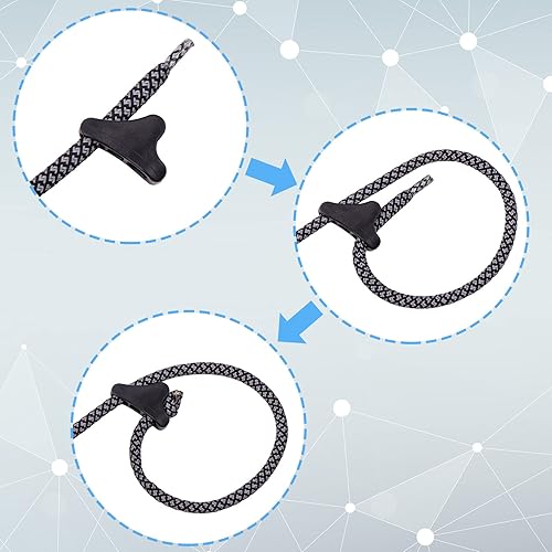 Miniatura 11 de Paquete de 30 tensores fluorescentes ultraligeros para tienda de campaña, tensores de cuerda de cuerda de tendencia, ajustador de cuerda