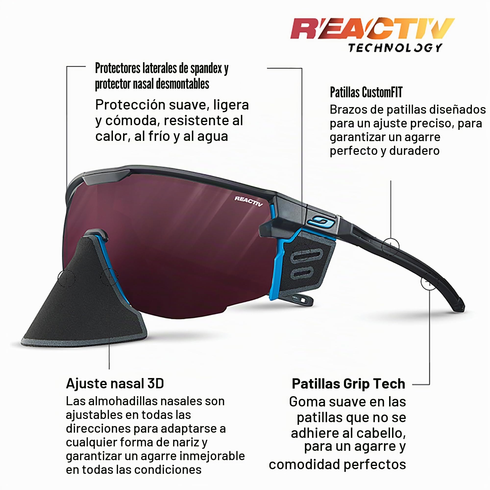 Julbo Ultimate Cover GAFAS DE SOL Unisex adulto (Pack de 1)