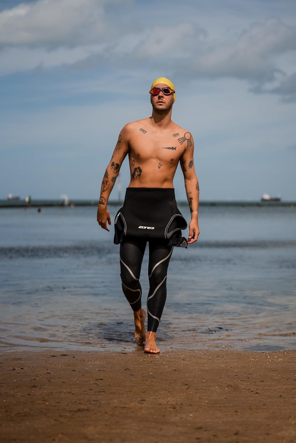 ZONE3 Men’s Ascend Sleeveless Wetsuit – Performance Fit with Unrestricted Movement