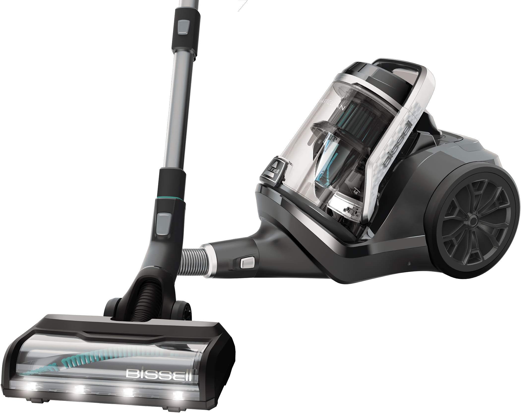 Bissellsmartclean canister powerfoot vac cleanermin 1 year manufacturer warranty
