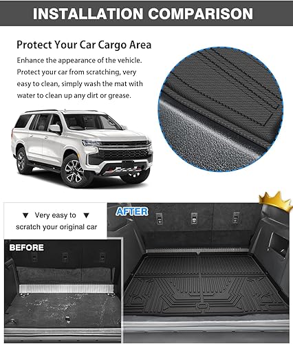 Vista 166 de Powerty Alfombras resistentes para BMW X3 2018 a 2024 y BMW X4 2019 a 2024, a medida para accesorios de X3 y X4, de elastómero termoplástico 3D