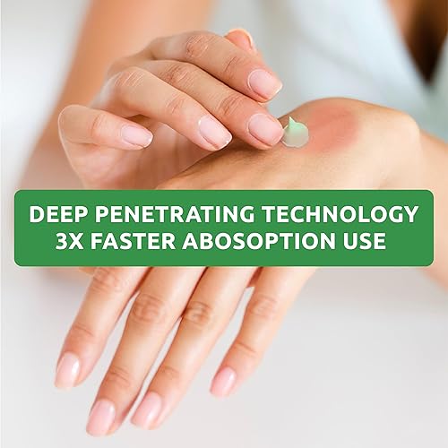 Miniatura 6 de Crema para aliviar el dolor neuropatía – Alivio del dolor nervioso de máxima fuerza para pies, dedos de los pies, manos, piernas con aloe vera,