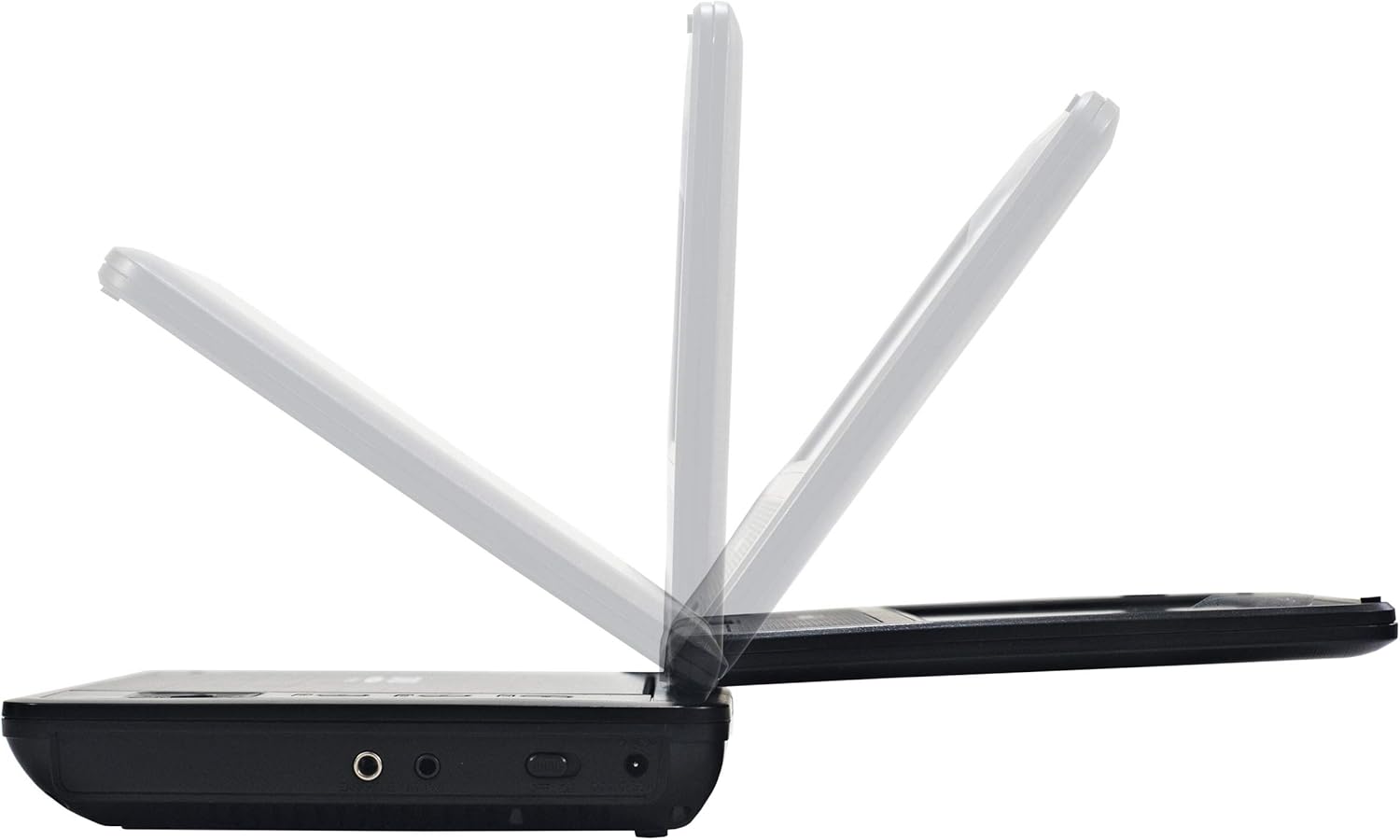 Black 7 Inch TFT Swivel Screen Portable DVD/CD Player