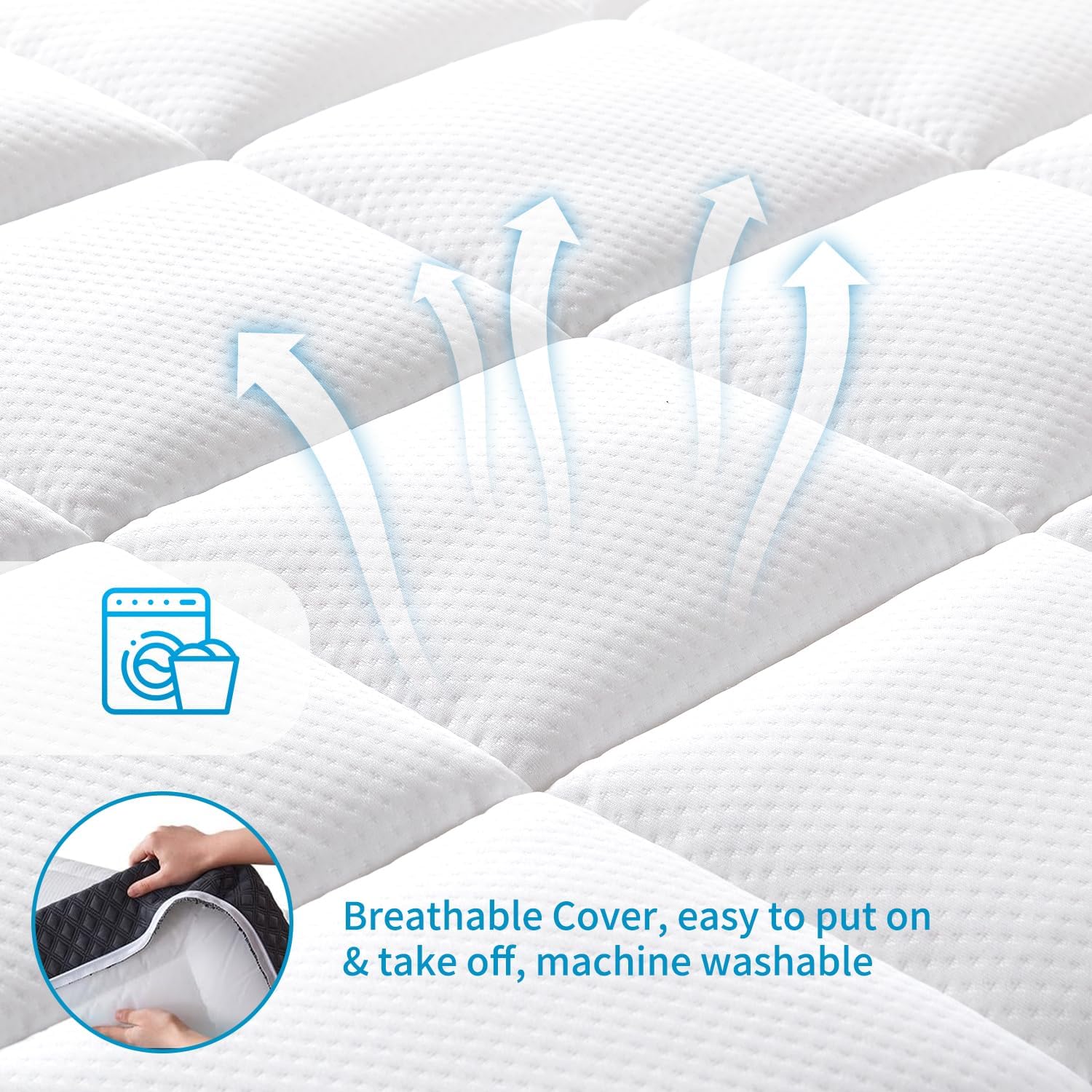 Sweetcrispy 8 Inch Cooling Gel Memory Foam Mattress Twin XL, Medium Firm Feel, Fiberglass Free, Durable Support, CertiPUR-US, Pressure-Relieving, Mattress in A Box