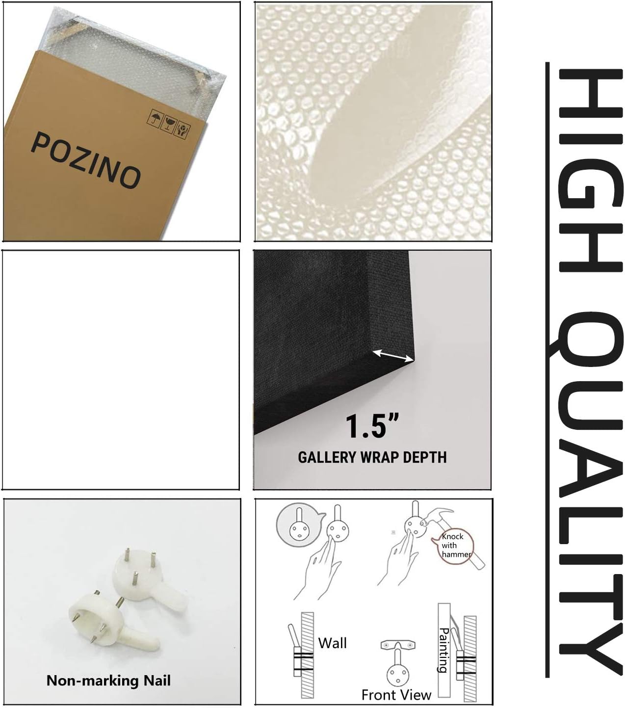 WALL PRINTS ,artwork for home walls ,No One Else Will Ever Know The Strength Of My Love For You,Mother and Baby Elephant Personalized Poster,8''x12'' Framed Modern Canvas Wall Art,