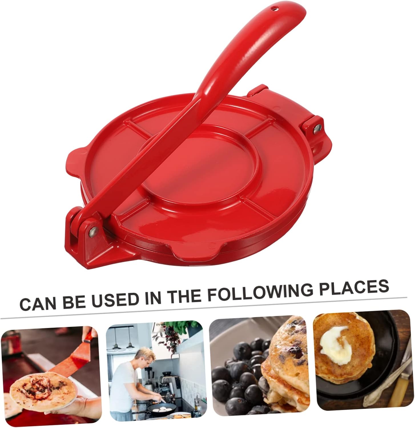 Flour Tortilla Maker Press Electric Tortilla Press Pizzelle Maker Easy to Use