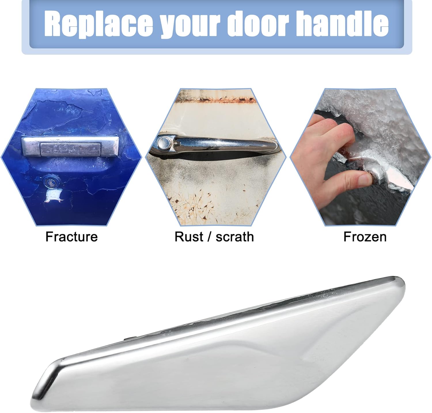 X AUTOHAUX Front Right Fender Panel Side Marker Finisher Trim Fit Replacements for BMW X3 X4 F25 F26 Side Marker 51117338570