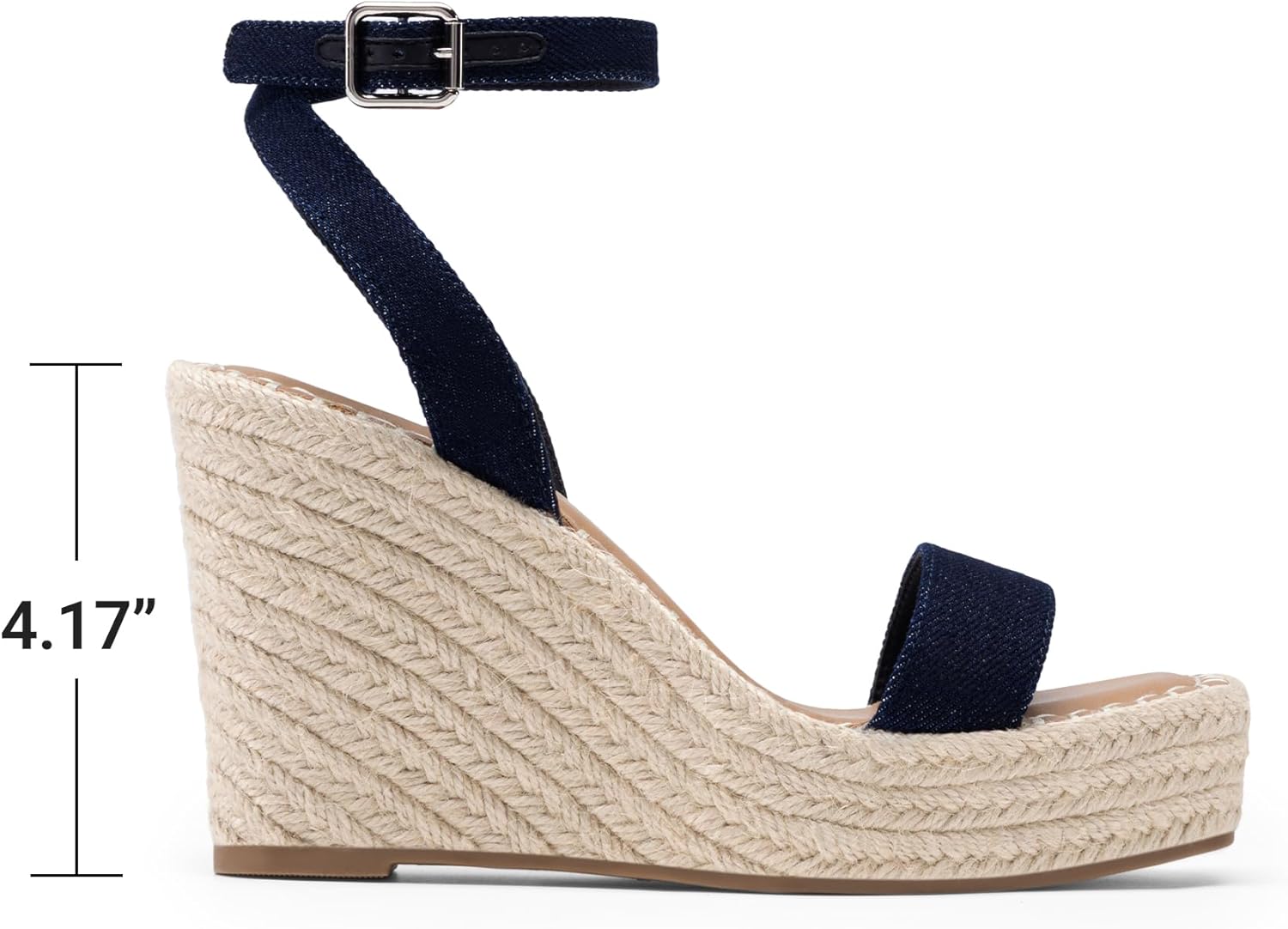 DREAM PAIRS Women's Open Toe Platform Sandals Adjustable Buckle Ankle Strap Comfortable Summer Espadrille Wooden Heeled Wedge Fashion Dressy Shoes - Image 4