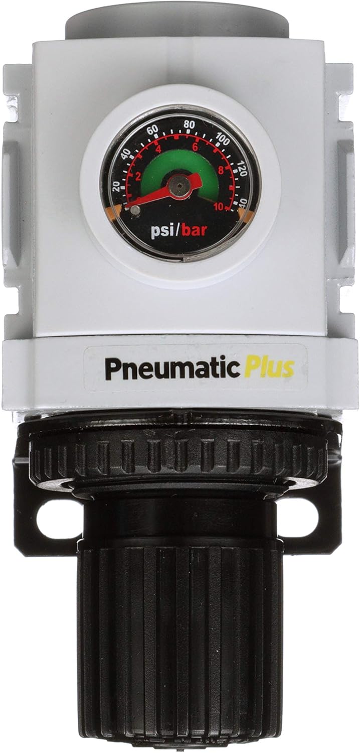 PneumaticPlus PPC3C-N03G 3-Stage Compressed Air Dryer System – 3/8" NPT, Particulate & Coalescing Filter, Regulator Combo – Poly Bowl, Manual Drain, Clean Dry Compressed Air - Image 5