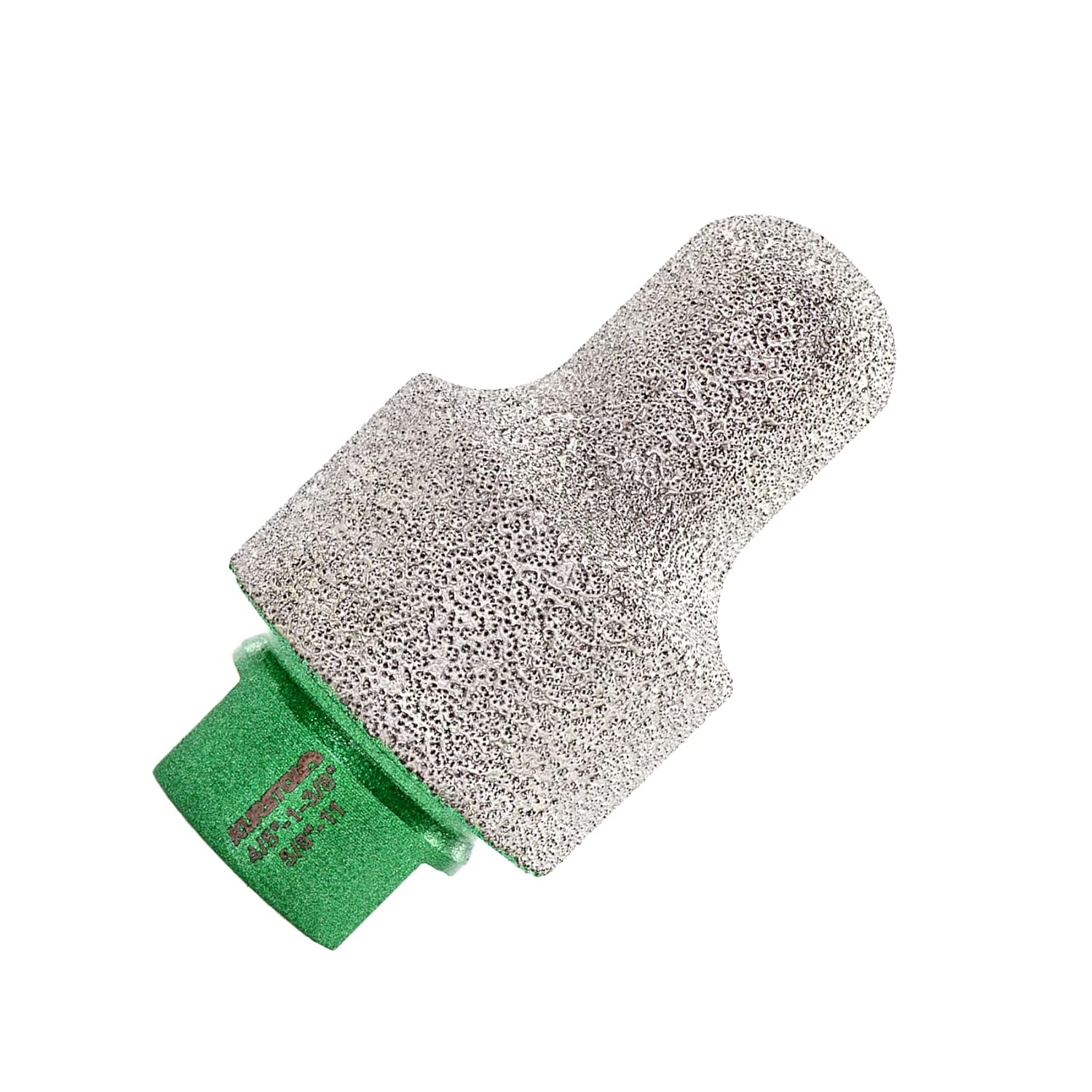 Diamond Finger Milling Bit - Dia3/4"-1-3/8"x5/8-11 Thread Diamond Milling Bit for Enlarging Shaping Round Bevel Existing Hole of Porcelain, Ceramic, Granite, Marble
