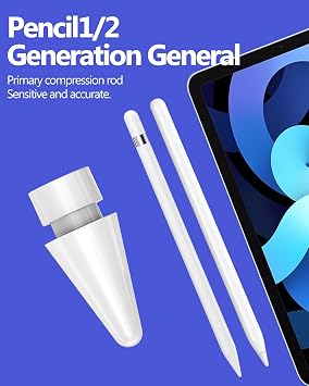 Apple Pencil için yedek uçlar (4'lü paket) iPad 1. nesil kalem Stylus Tips aksesuar kiti yedek tablet dokunmatik bağlantı nesil adaptör