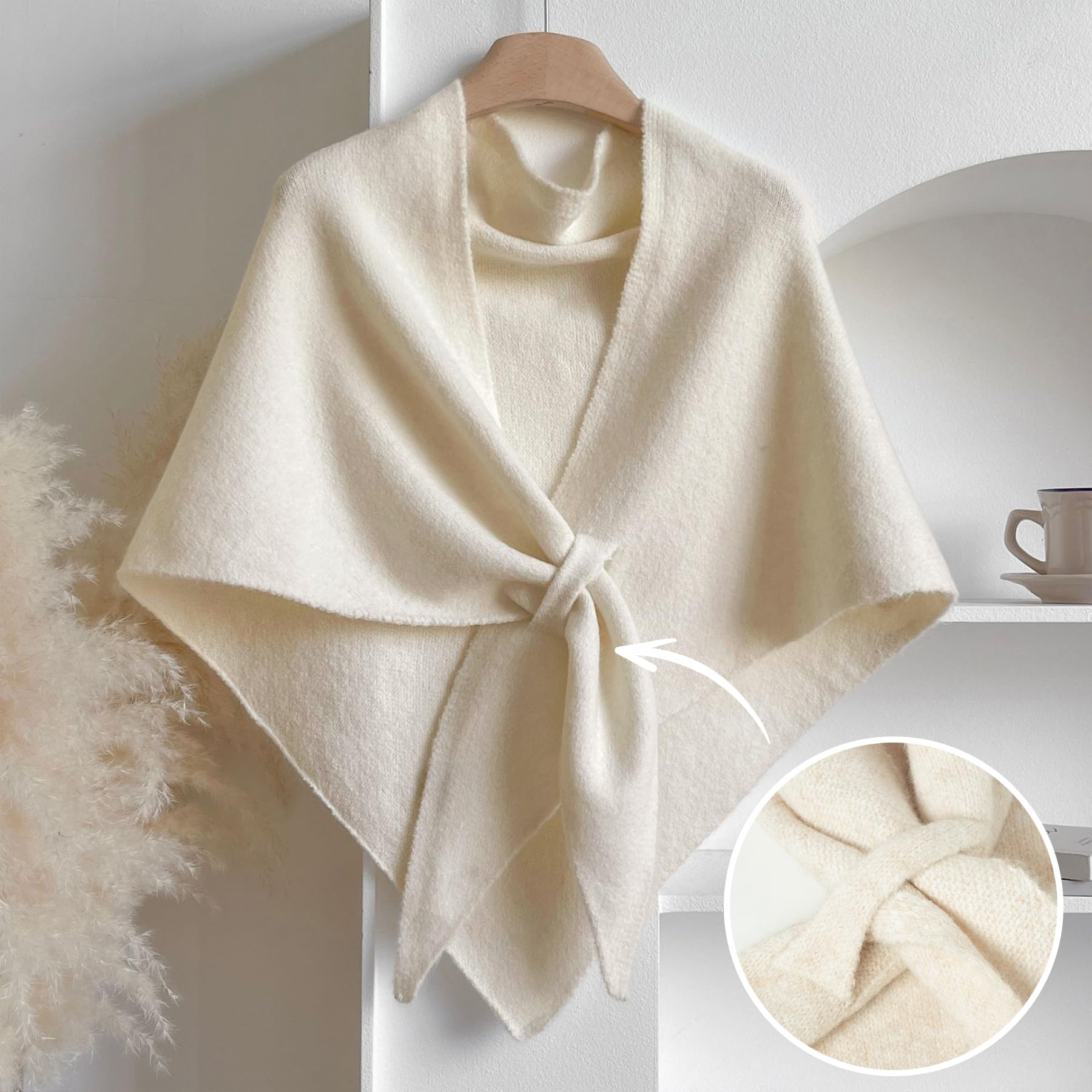 RIIQIICHY Schal Damen Stola für Abendkleid Winterschal Damen Kuschelig Schals für Damen Herbst Elegant