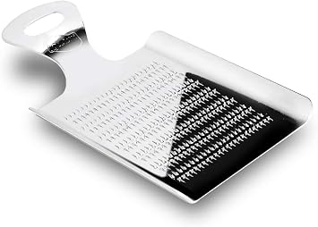 I GENIETTI Garlic and Spices Grater, Silver