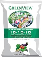 Vista 1 de GreenView Multi-Purpose Fertilizer, 33 lb. Bag - NPK 10-10-10